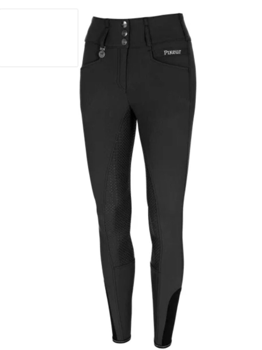 Pikeur Women's Black  Riding Breeches Candela Dura Grip Full-Seat Pants Size 46